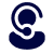 Here's a short alt tag for the image: `Blue stylized phone icon`